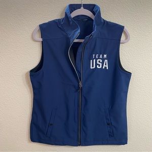 Team USA womens medium navy vest